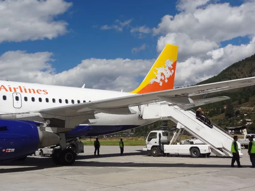 Bhutan rondreis vlucht