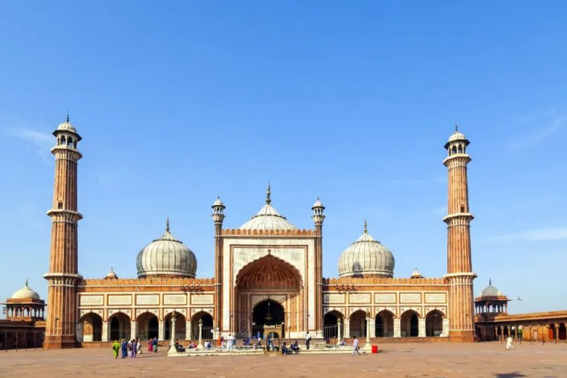 India Delhi Jama Mashid Moskee