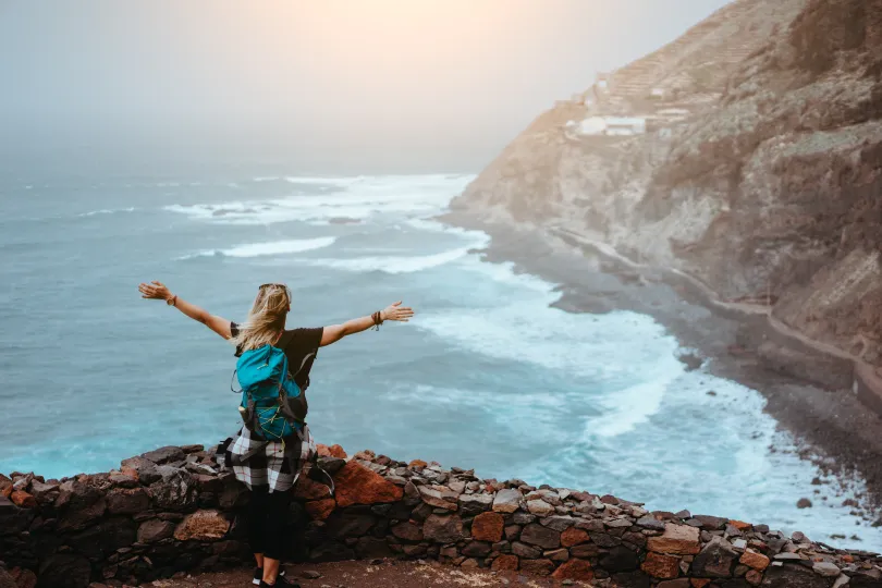Wandeling Santo Antao Kaapverdie bergbeklimmer