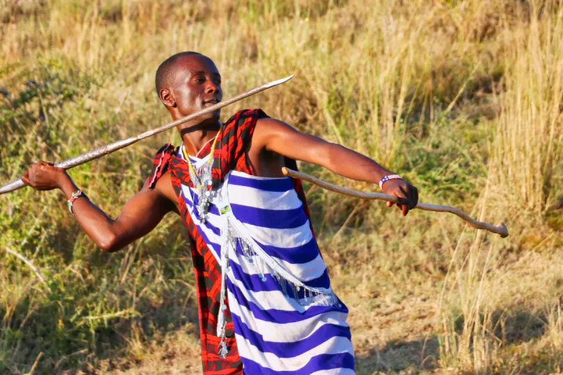 Maasai speerwerpen