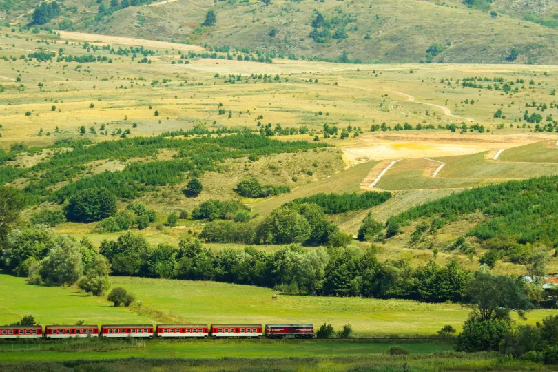 Bulgarije - trein - bergen