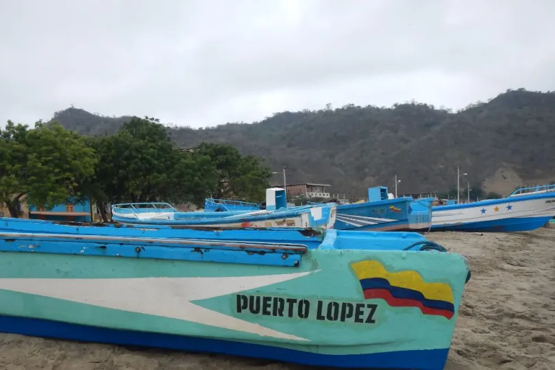 Vakantie Ecuador boot bij Puerto López