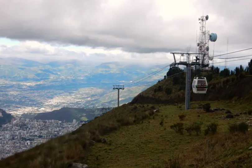 Ecuador reistips Quito kabelbaan