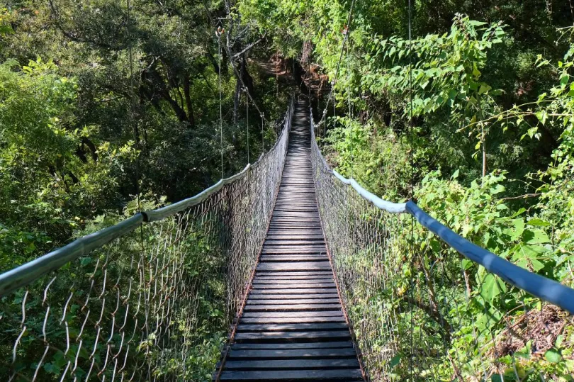 Guatemala excursies hangbrug