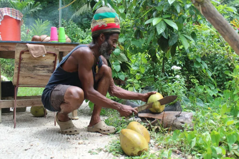 Rondrie Jamaica excursie rasta yard
