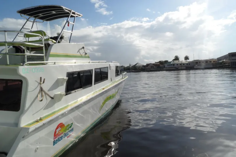 Rondreis Guatemala Belize Caye Caulker boot