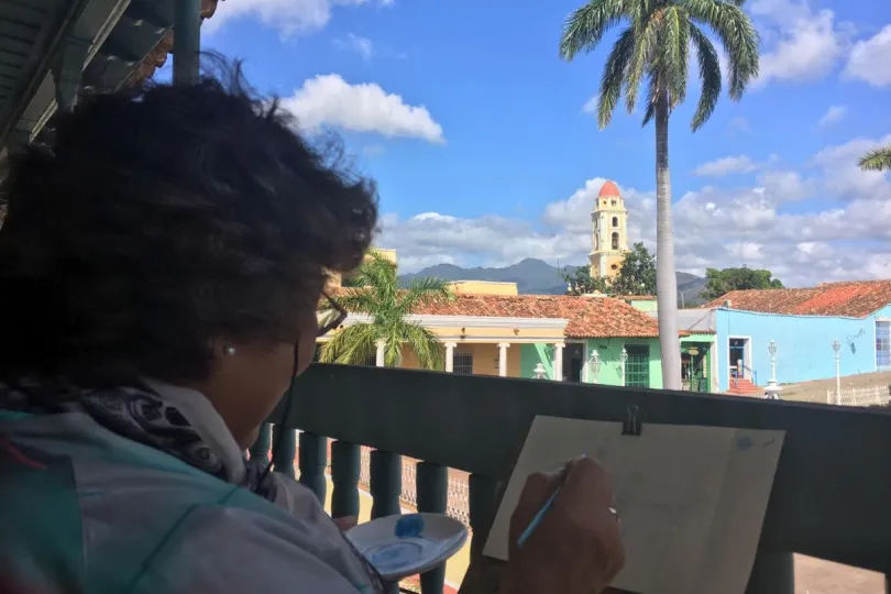 Veilig reizen Cuba workshop tekenen