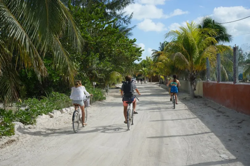 Rondreis Mexico met kinderen fietsen