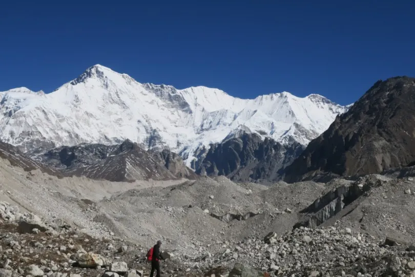 Nepal Everest Base Camp trek onderweg naar Cho La pas