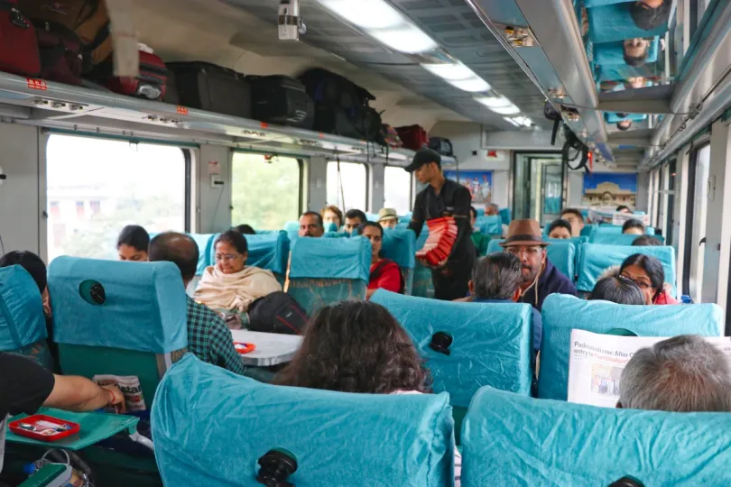 Veiligheid India in de trein