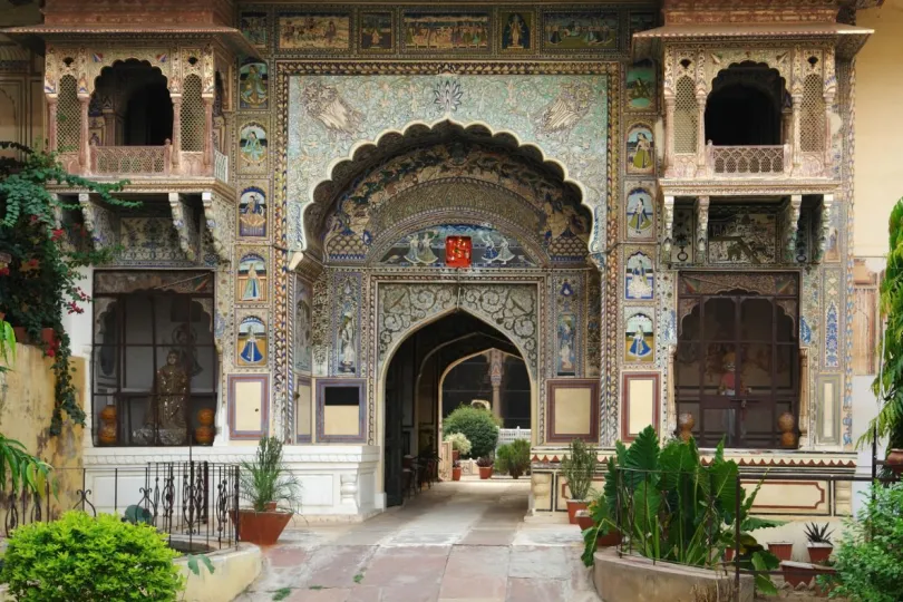 India met kinderen Karauli