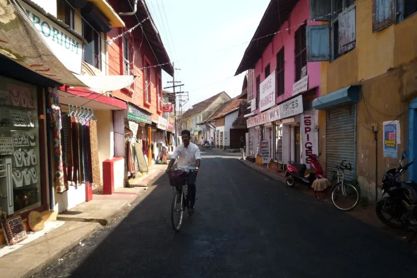Rondreis Kerala fietsen Kochi