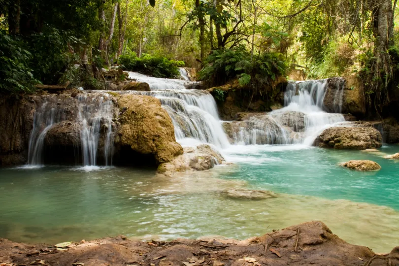 Laos waterval Kuang Si