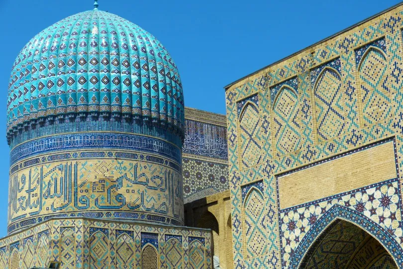 Oezbekistan langs de Zijderoute Bibi Xanom Samarkand