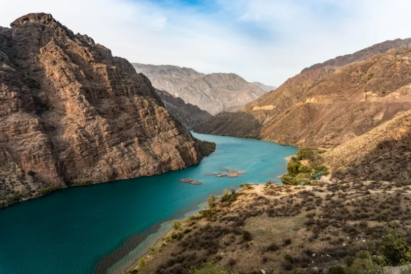 Kirgizië Naryn rivier