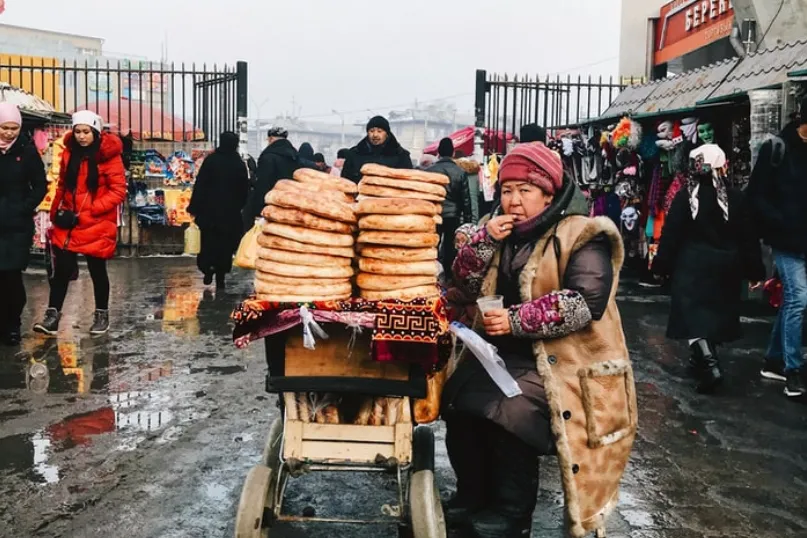 Kirgizië markt