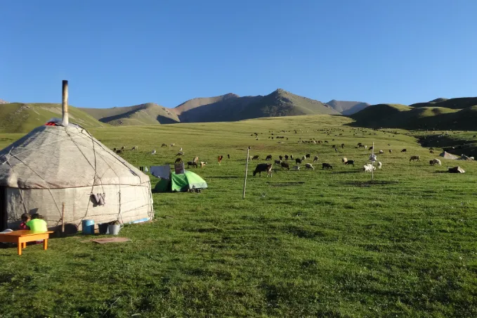 Kirgizië Djailoo yurt kamp