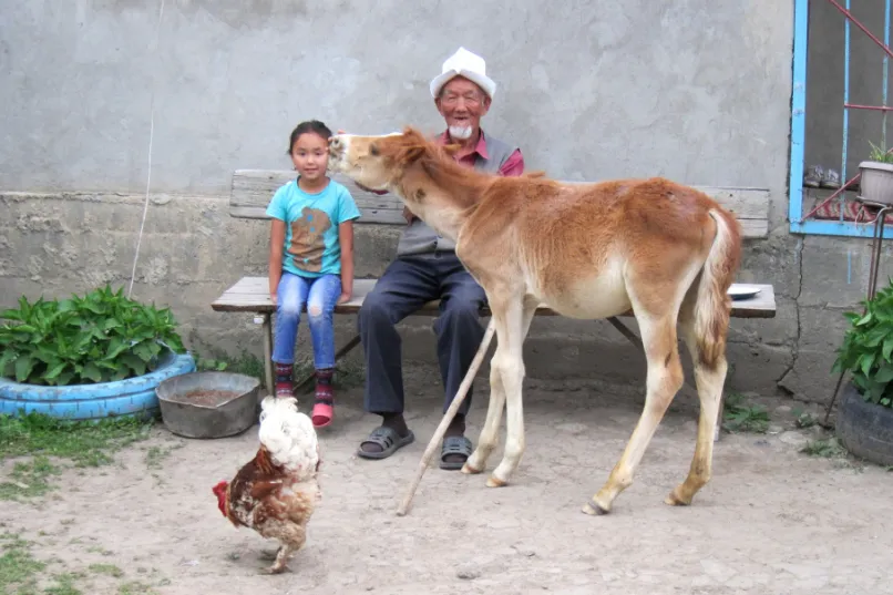 Kirgizië locals