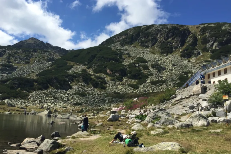 Berglandschap met meer