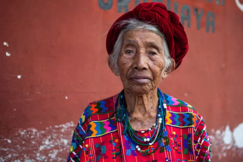 Guatemala lokale vrouw