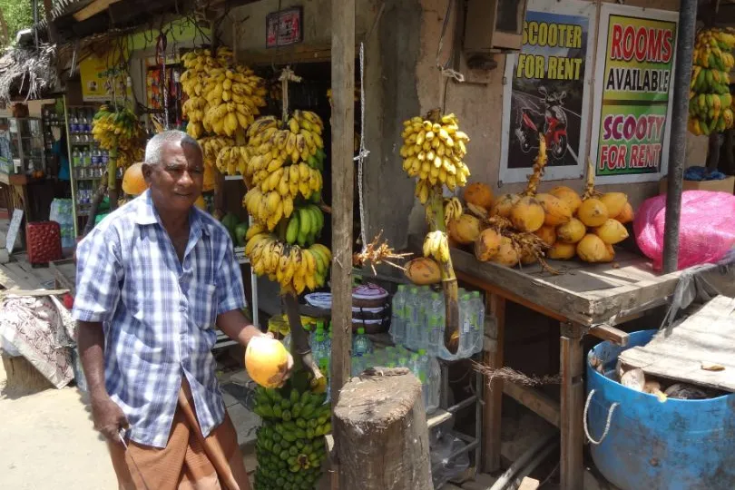 Sri Lanka eten local markt