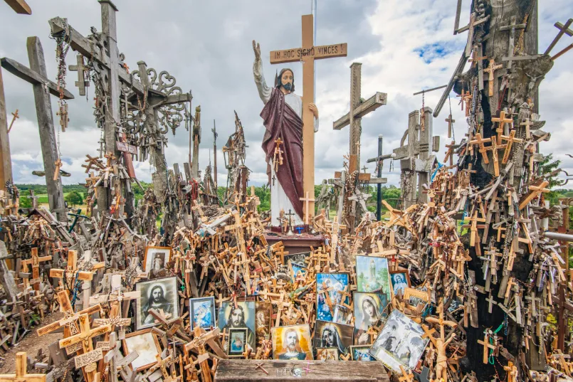 Baltische Staten met kinderen - Hill of Crosses