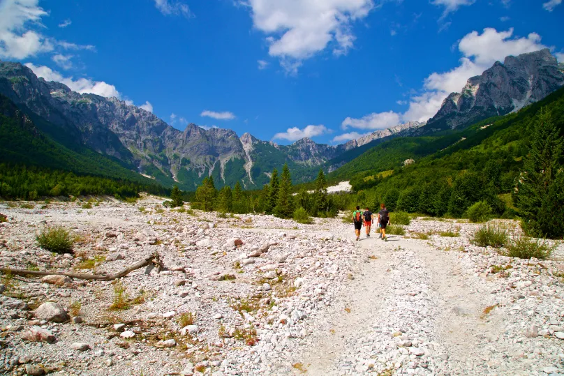 Valbona Albanië wandelen