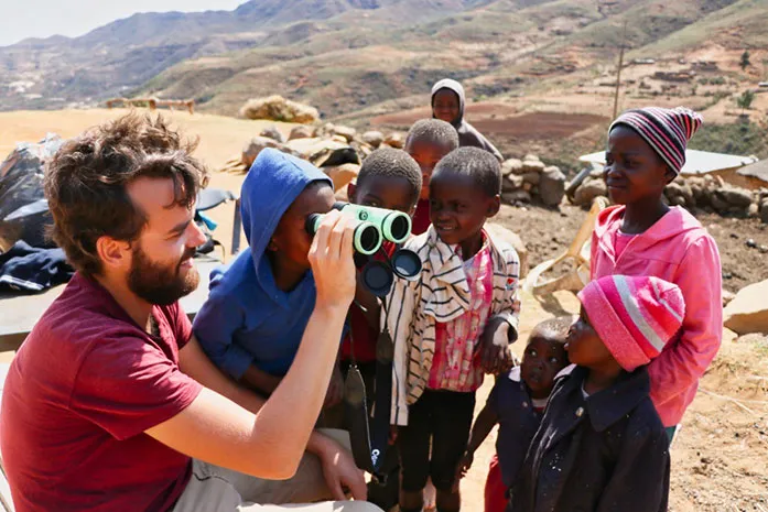 Zuid-Afrika Ribaneng Lodge locals kinderen