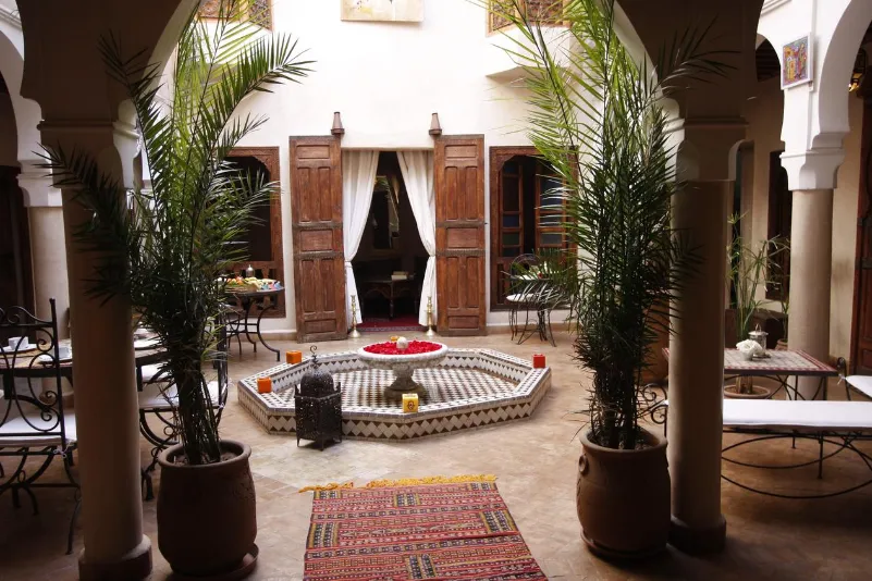 Marokko riad binnentuin