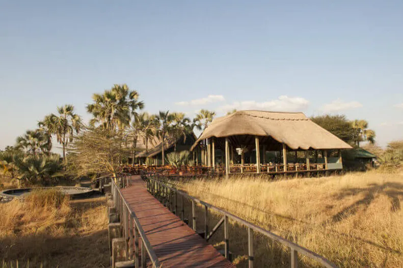 Eine Tented Lodge in Tansania