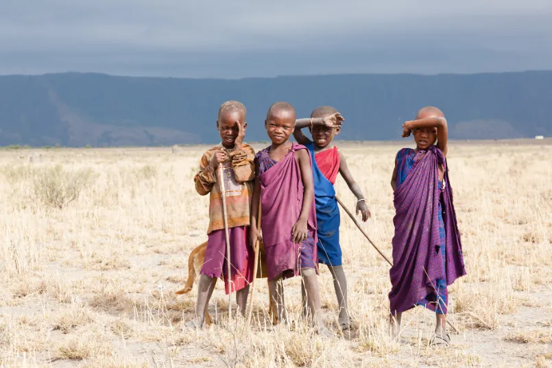 Tanzania lokale kinderen