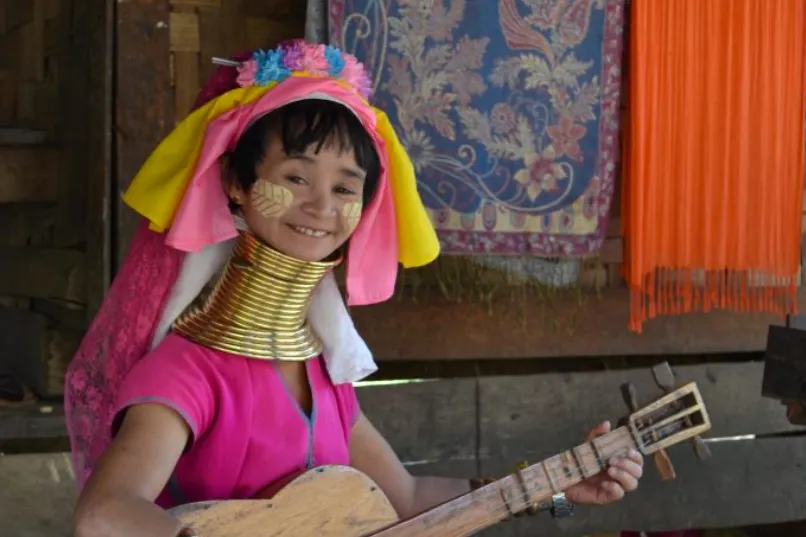 Thailand bergvolkeren meisje 