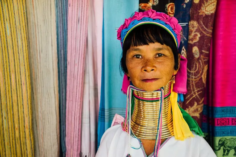 Thailand bergvolkeren local vrouw