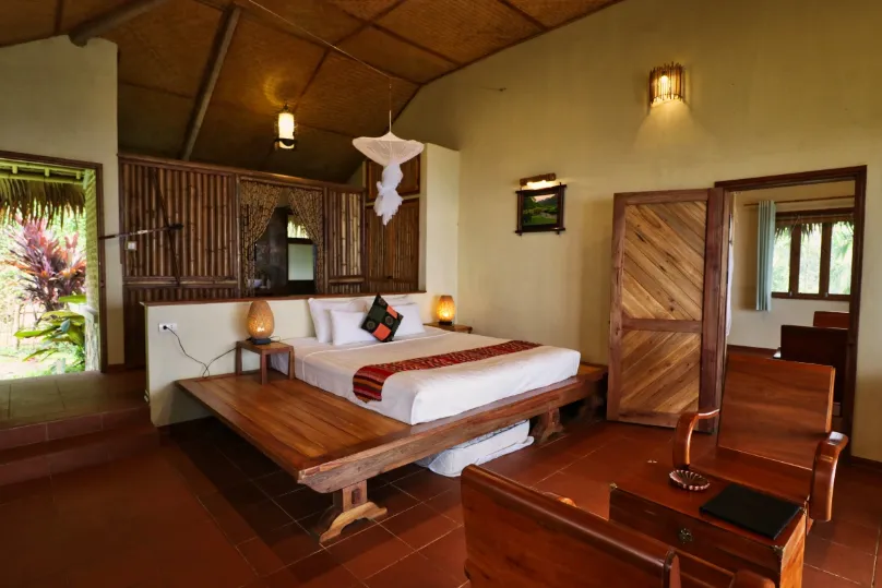 Vietnam Pu Long ecolodge kamer