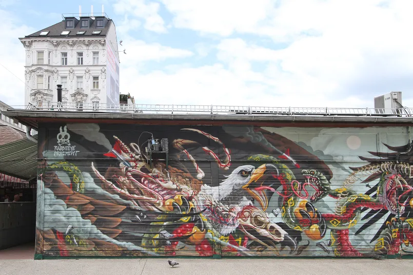 Oostenrijk Wenen streetart