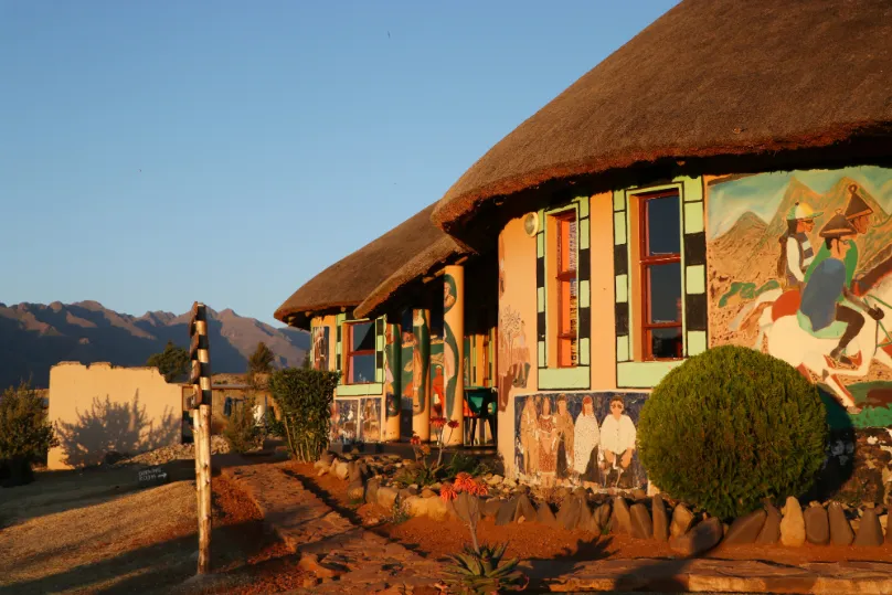 Zuid-Afrika huisjes Lesotho