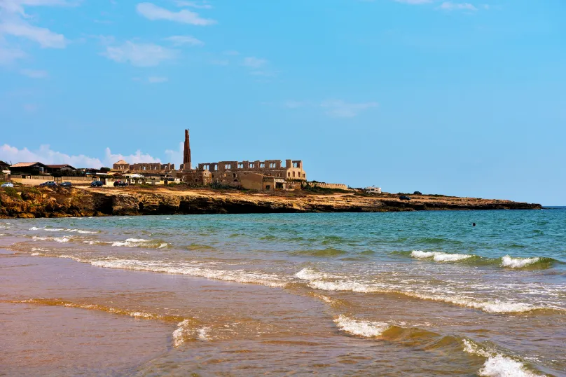 Strand Sicilie - Ragusa regio Sampieri