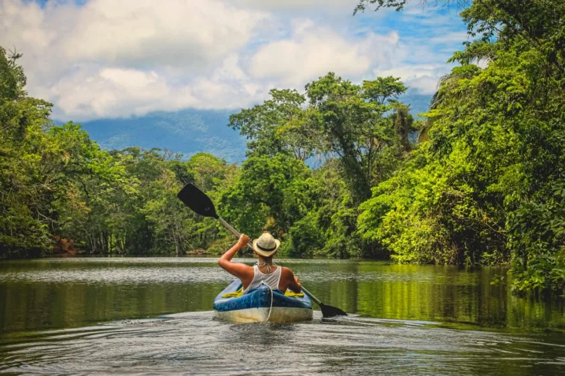 Ultieme Guatemala route kayak Rio Dulce
