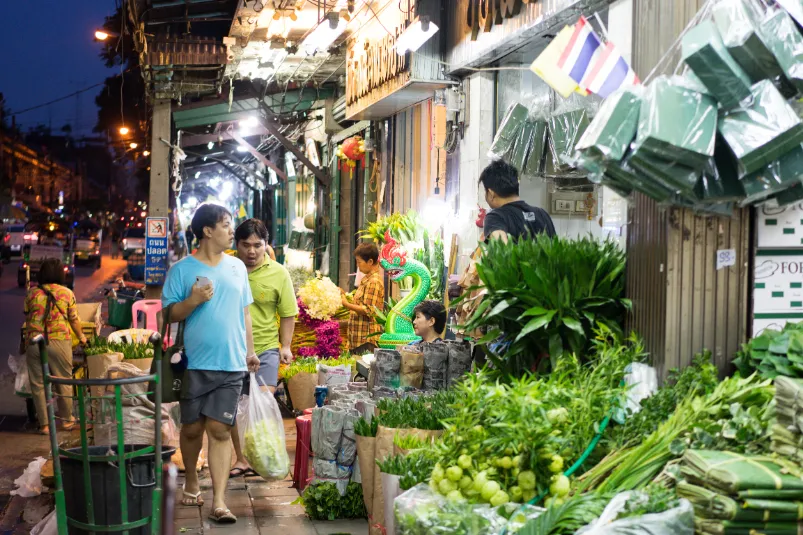 Thailand Bangkok marktentour
