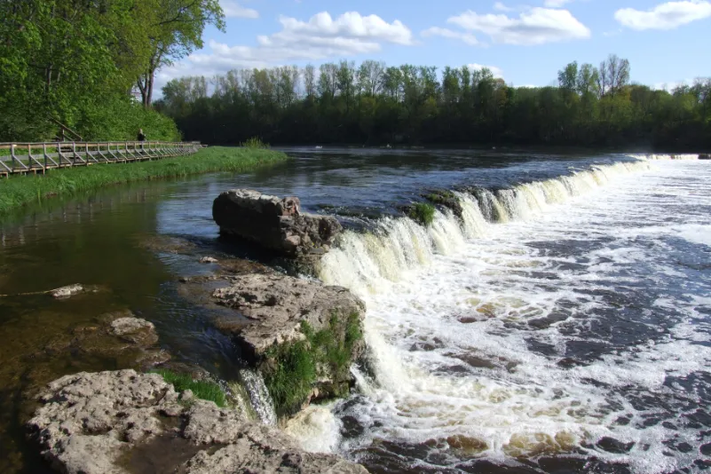 Letland duurzame rondreis - waterval