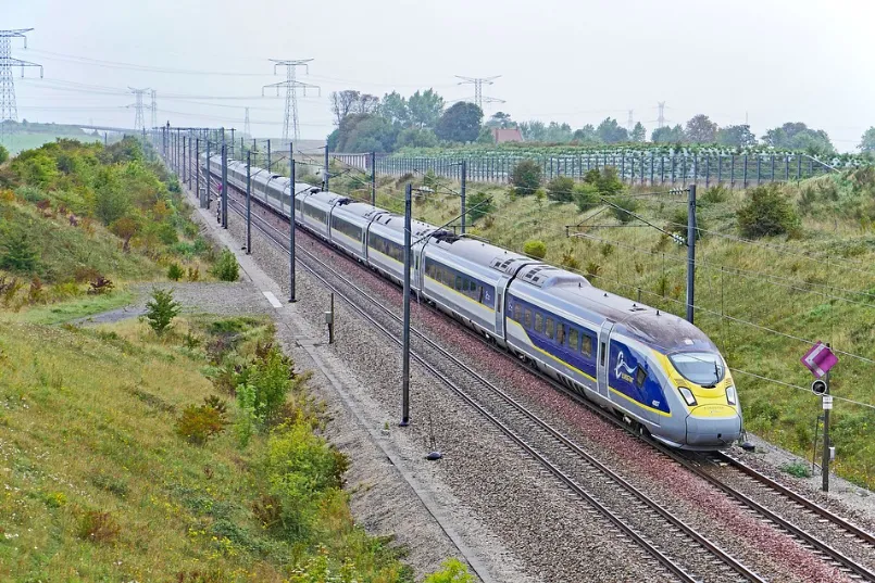 Eurostar trein naar London