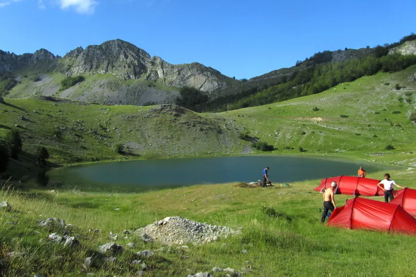 Montenegro wandelreis kamperen