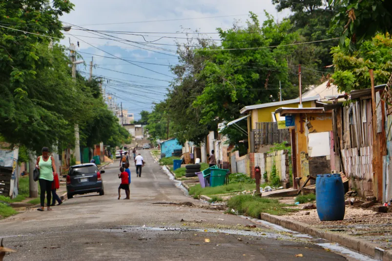Jamaica Trench Town straatbeeld