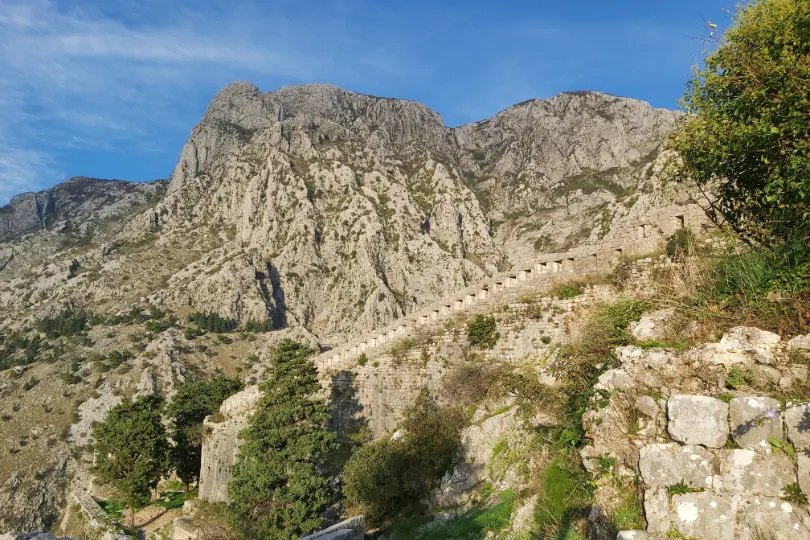 Kotor Montenegro - stadsmuur