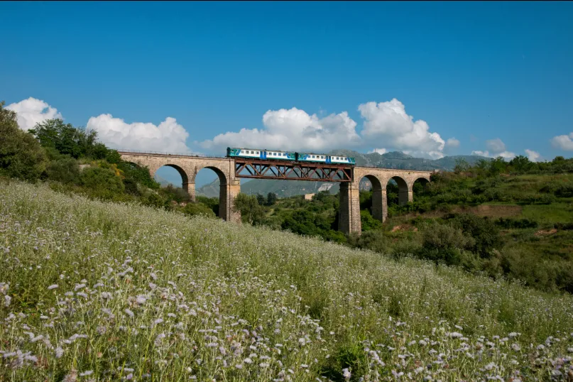 Sicilie trein - spoorbrug