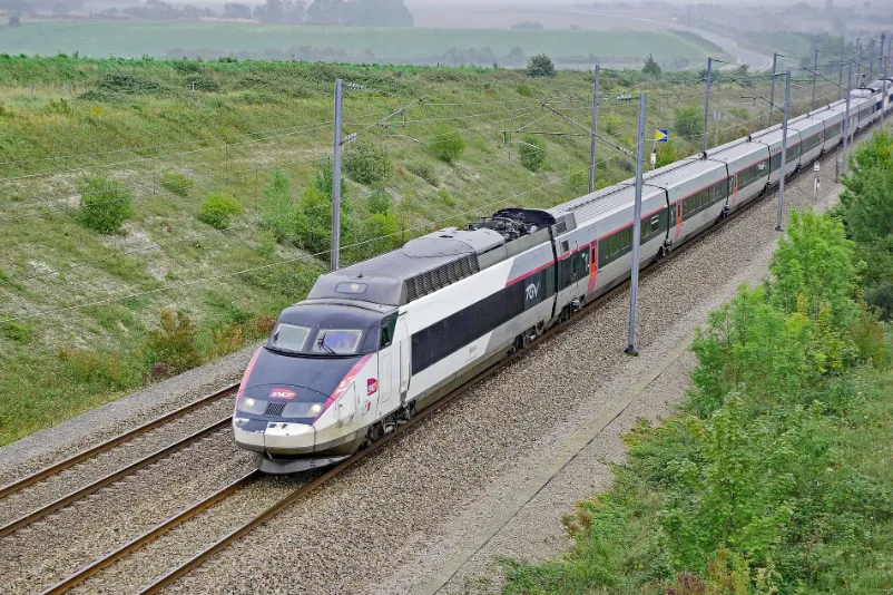 Trein naar Spanje - TGV