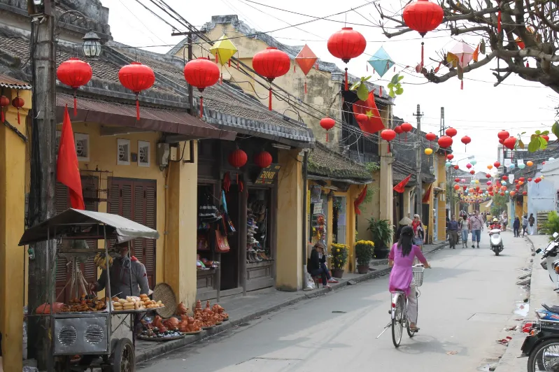 Vietnam straat Hoi An