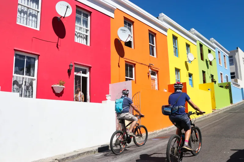 Fietsen in Kaapstad Zuid-Afrika fietsen Bo-Kaap