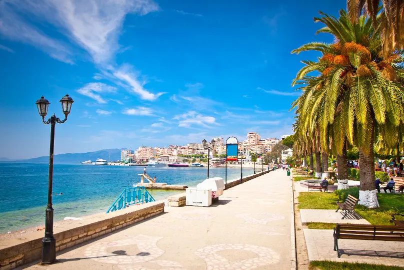 Albanië boulevard Saranda