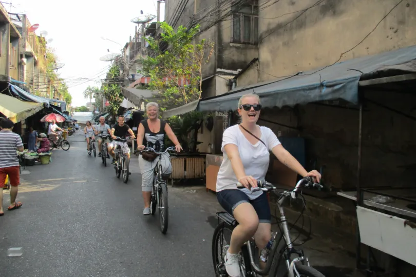 Fietstocht Bangkok Thailand